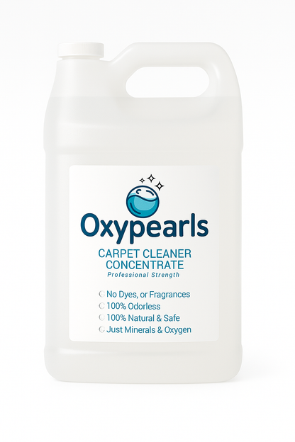 1 Gallon Oxypearls Cleaner Concentrate for Carpet and Spot Cleaning Machines